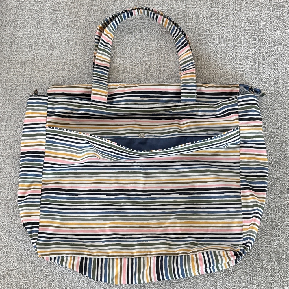 Jujube Striped Multicolor light weight Tote Bag - Picture 2 of 5